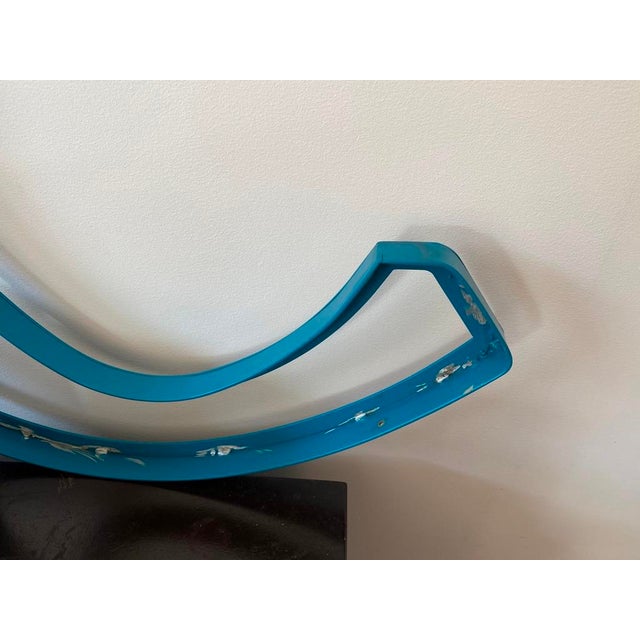 Metal Letter C Sign in Aluminum and Acrylic Glass, 1970s For Sale - Image 7 of 13