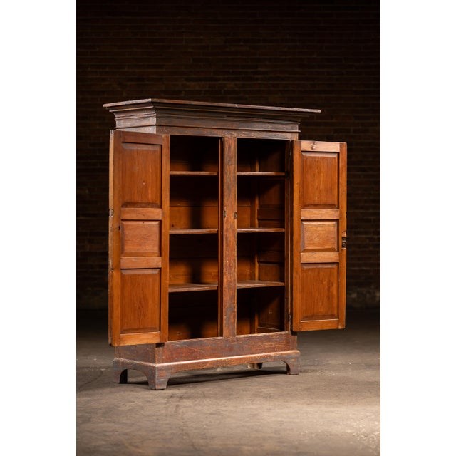 Mid 19th Century Mid-19th Century Painted Pine Cupboard For Sale - Image 5 of 17