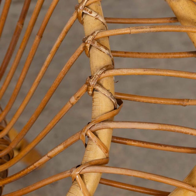 1960s Pair of Italian Rattan and Bamboo Chairs For Sale - Image 16 of 18