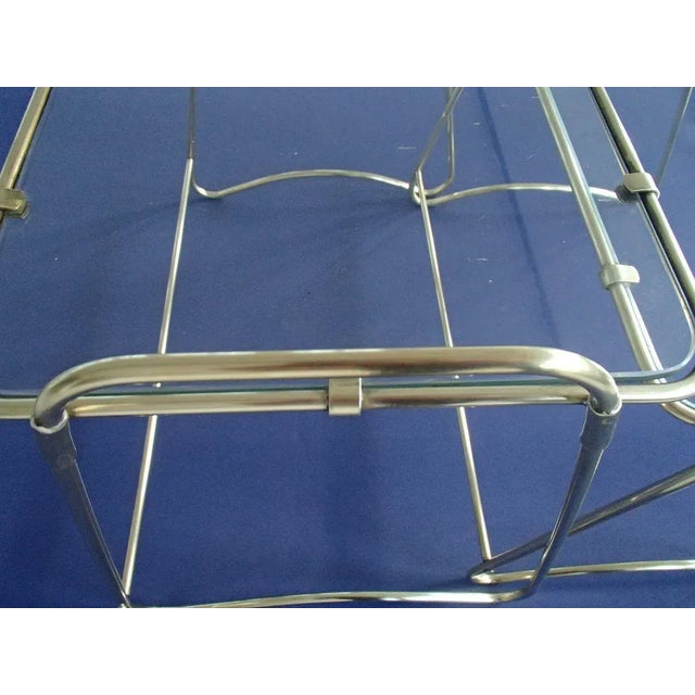 Brass and Glass Nesting Tables, 1950s, Set of 2 For Sale - Image 10 of 18