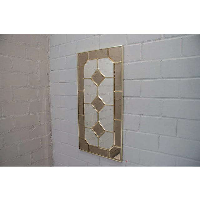 Stained Glass Framed Wall Mirror, 1970s For Sale - Image 10 of 10