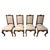 Beige 18th Century Louis XV Chairs in Carved and Gilded Wood, France, Set of 4 For Sale - Image 8 of 8