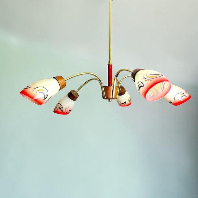Mid-Century Modern Sputnik Spider Chandelier, 1960s For Sale - Image 16 of 16