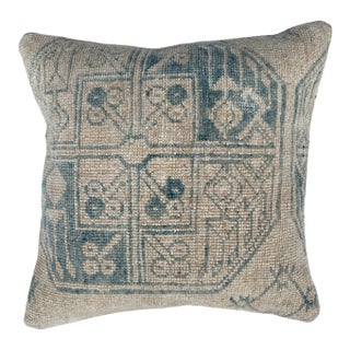 Vintage Turkish Rug Pillow For Sale