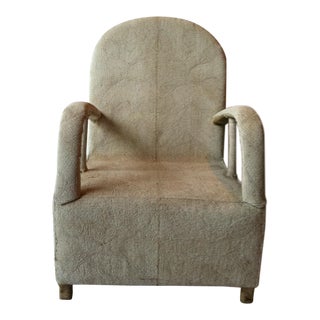 African Beaded Club Chair For Sale