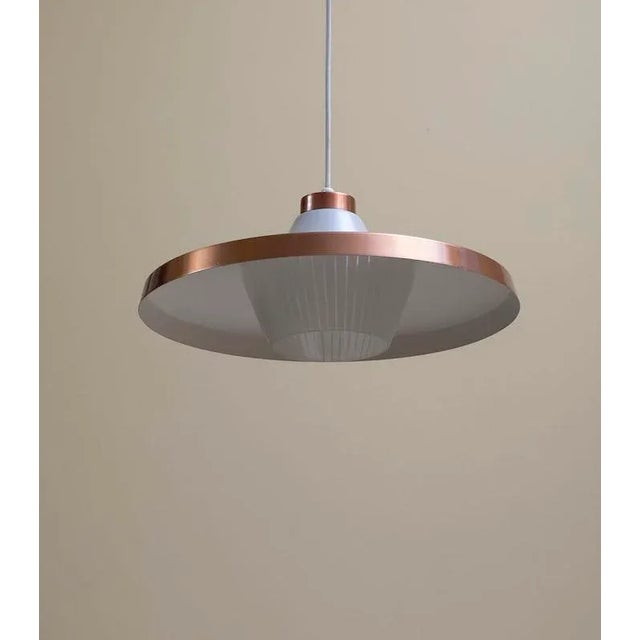 Vintage Copper-Colored Ceiling Lamp For Sale - Image 5 of 5