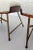 Wood Mid-Century Italian Wood & Bouclé Slipper Chairs & Footstool, 1950, Set of 3 For Sale - Image 7 of 18