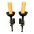 1890s French Wrought Iron Wall Sconces - Pair For Sale