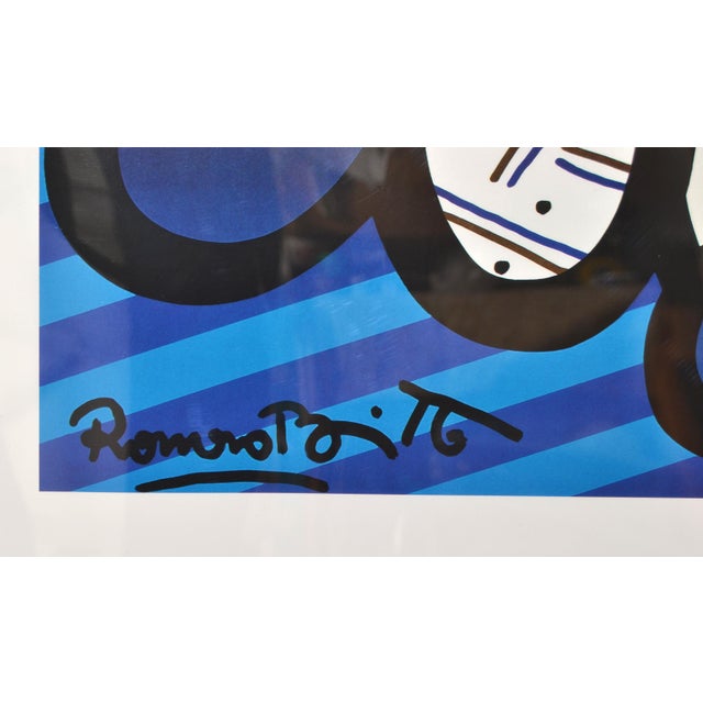 Romero Britto Colorful Pop Art Dog Print 'Ginger' Mid-Century Modern 2010 For Sale - Image 9 of 16
