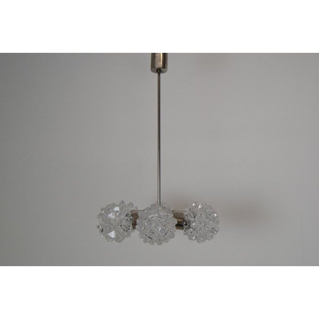 Chandeliers attributed to Kamenicky Senov, 1970s For Sale - Image 3 of 15