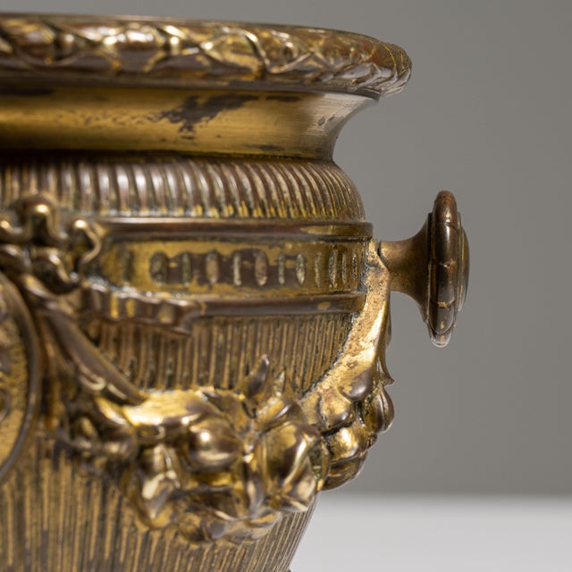 19th Century 19th Century French Victorian Brass Chalice For Sale - Image 5 of 15