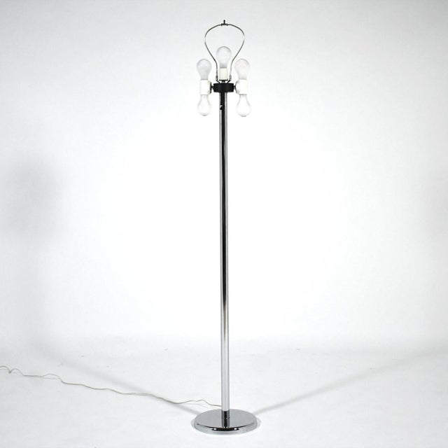 Chrome Floor Lamp by Kovacs For Sale - Image 9 of 10