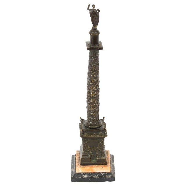 Grand Tour Patinated Bronze Model of Trajan's Column, Early 19th Century For Sale - Image 16 of 16