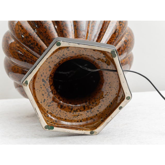 1960s Large Ceramic Table Lamp, 1960s For Sale - Image 5 of 7
