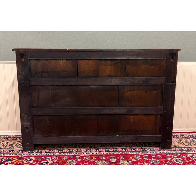 Antique French Renaissance Revival Open Bookcase Cabinet Bookshelf Oak C. 19th C For Sale - Image 18 of 18