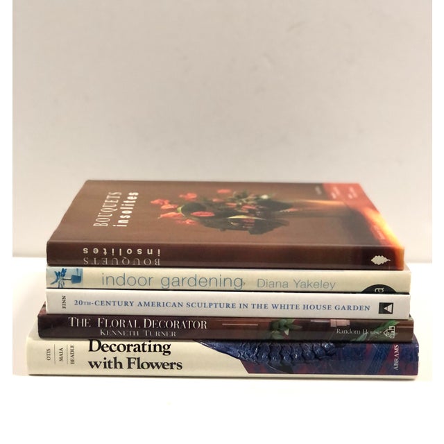 White Curated Gardening Inspirated Books - Set of 5 For Sale - Image 8 of 8