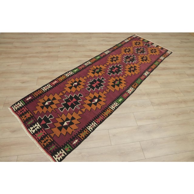 Size: 3.2 x 10 ft ( 98 x 307 cm) 38 x 120 inches Color: Organic Natural Dye ( Orange,Red,Black,Green ) Material: 100% Hand...