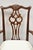 Chippendale Late 20th Century Vintage American Drew Cherry Wood Chippendale Style Dining Chairs - Set of 6 For Sale - Image 3 of 13