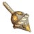 Antique Spinning Top Dreidel, Gilt Silver Filigree, Central Asian Decorative Toy For Sale