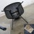 Mid Century Modern Elephant Hide Gray Eames Herman Miller Molded Fiberglass Dax Arm Shell Chair H Base For Sale - Image 11 of 13