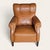 1960s 1960s German Cognac Leather Lounge Chair With Tufted Back For Sale - Image 5 of 6