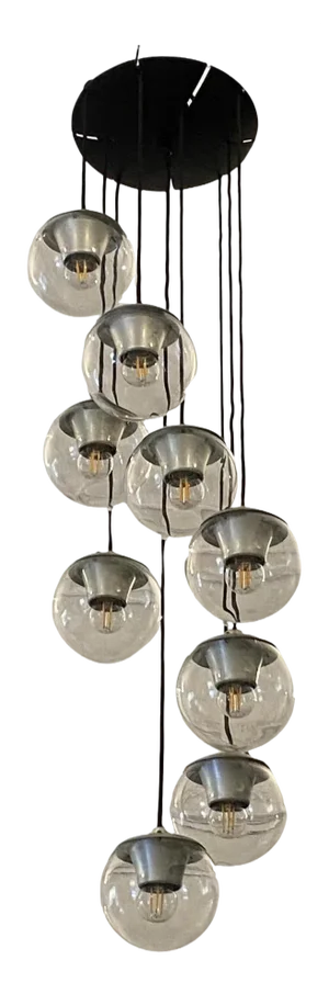 Model 2095/9 Ceilling Lamp attributed to Gino Sarfatti for Artiluce, Italy, 1958