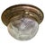 Brown Large Art Deco Early Passenger Liner Ceiling Light, 1920 For Sale - Image 8 of 8