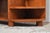 Brown Vintage Walnut Bookcase with Curve, 1930s For Sale - Image 8 of 13