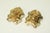 Metal Late 20th Century Judith Leiber Enamel Frog Earrings With Glass Cabochon Stones, a Pair For Sale - Image 7 of 10