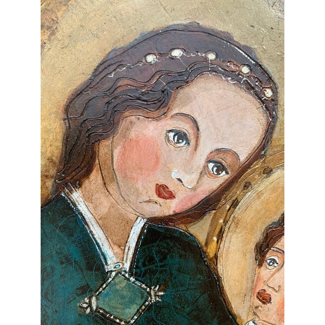 Dominika Stawarz-Burska, Madonna, Mixed Media on Board, 2021 For Sale - Image 4 of 6