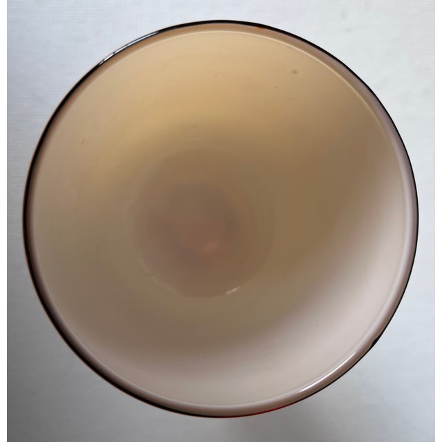 Glass Vintage Carlo Moretti Cased Glass 'Butterscotch' Goblets-Set 6 For Sale - Image 7 of 8