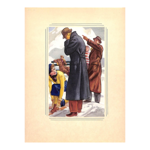 Vintage C1930s Menswear Illustration Art