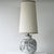 Vaullaris White Lamp with Floral Relief by R. Houben, 1970 For Sale - Image 11 of 11