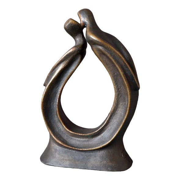 The Kiss Sculpture, 1970s For Sale