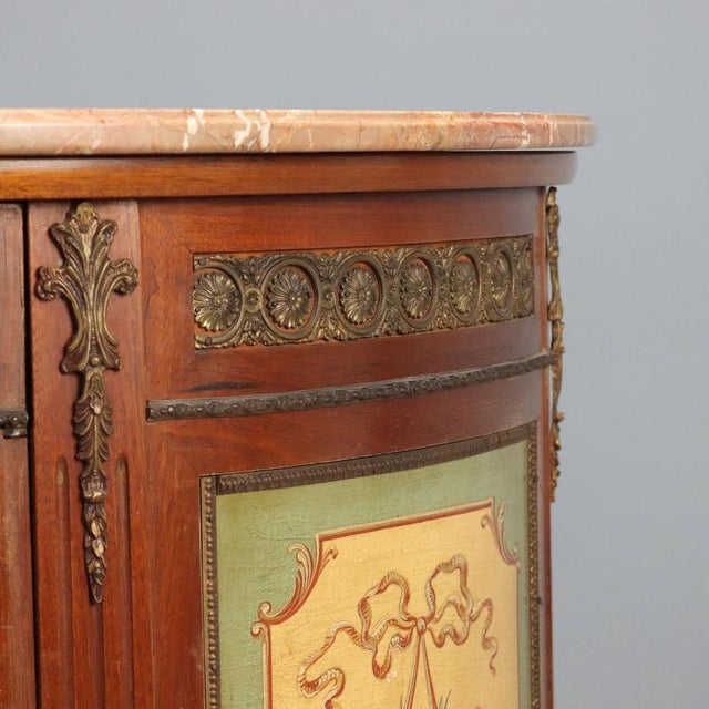 Neoclassical Style Demi-Lune Sideboards, Set of 2 For Sale - Image 6 of 15