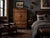 Vintage Burl Wood Chinoiserie Armoire by Henry Link From the Mandarin Collection For Sale - Image 9 of 9