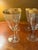 Mid-Century Modern Antique Cambridge Etch 701 - 7" Water Goblets - Etched W/Gold Bands - Set of 8 For Sale - Image 3 of 18