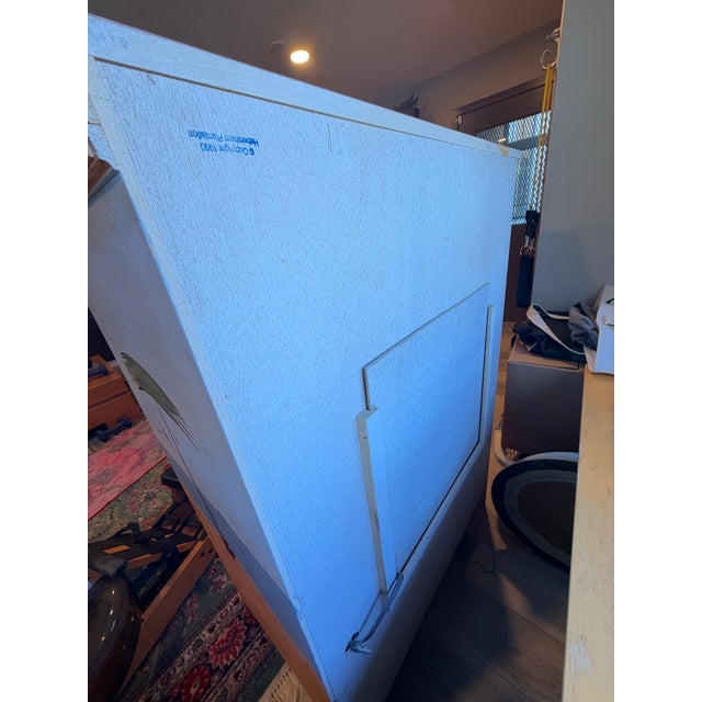 Habersham Cabinet, 1990, a Two-Door TV/entertainment Cabiinet With a Hand Painted Noah's Ark Folk-Art Scene For Sale - Image 10 of 13
