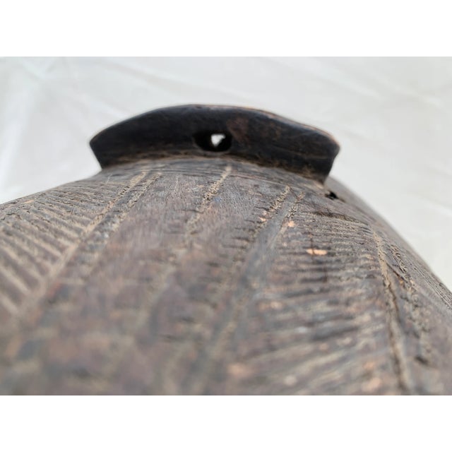 Early 20th Century Wood Vessel For Sale - Image 9 of 11
