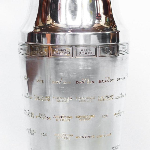 Glass Art Deco Cocktail Shaker, 1930s For Sale - Image 7 of 12