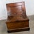 19th Century Antique Colonial Rustic Pine Carpenter’s Tool Chest Trunk or Coffee Table For Sale - Image 9 of 18