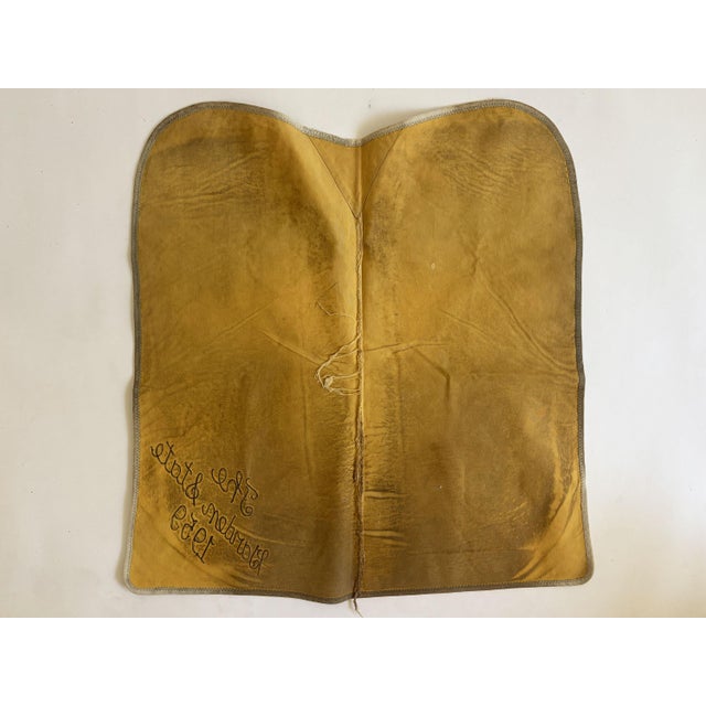 Yellow 1950s Vintage Racehorse Saddle Cloth For Sale - Image 8 of 8