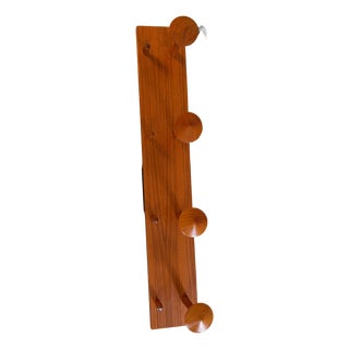 Teak Coat Rack, Denmark For Sale
