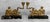 Vintage French Neoclassical Brass & Marble Figural Candlestick Holder - A Pair For Sale - Image 4 of 11