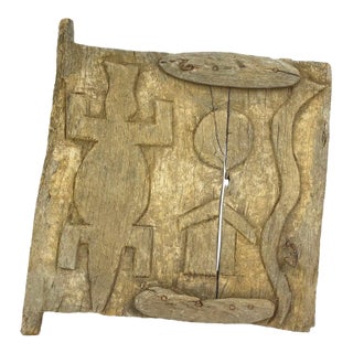Early 20th Century Dogon Granary Door Mali For Sale