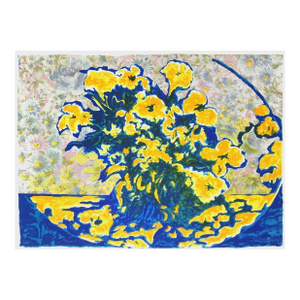 1990s Frédéric Brandon Gerbe De Fleurs Lithograph