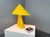 Large Yellow Aluminum and Iron Table Lamp, France, 1950s, in Good conditions. Designed 1950 to 1959 European Plug (up to...