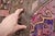 Hand-Knotted Turkish Runner Rug . Low Pile Full Tribal Design Narrow Runner Rug 2′2″ × 13′4″ For Sale - Image 14 of 16