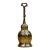 Oversize Vintage Brass Pineapple Doorstop For Sale