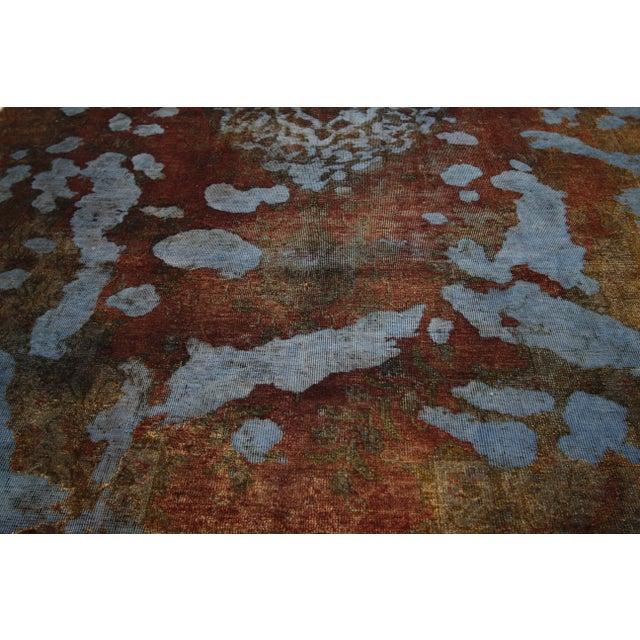 Mid 20th Century Vintage Turkish Overdyed Rug - 06'04 X 10'00 For Sale - Image 5 of 7
